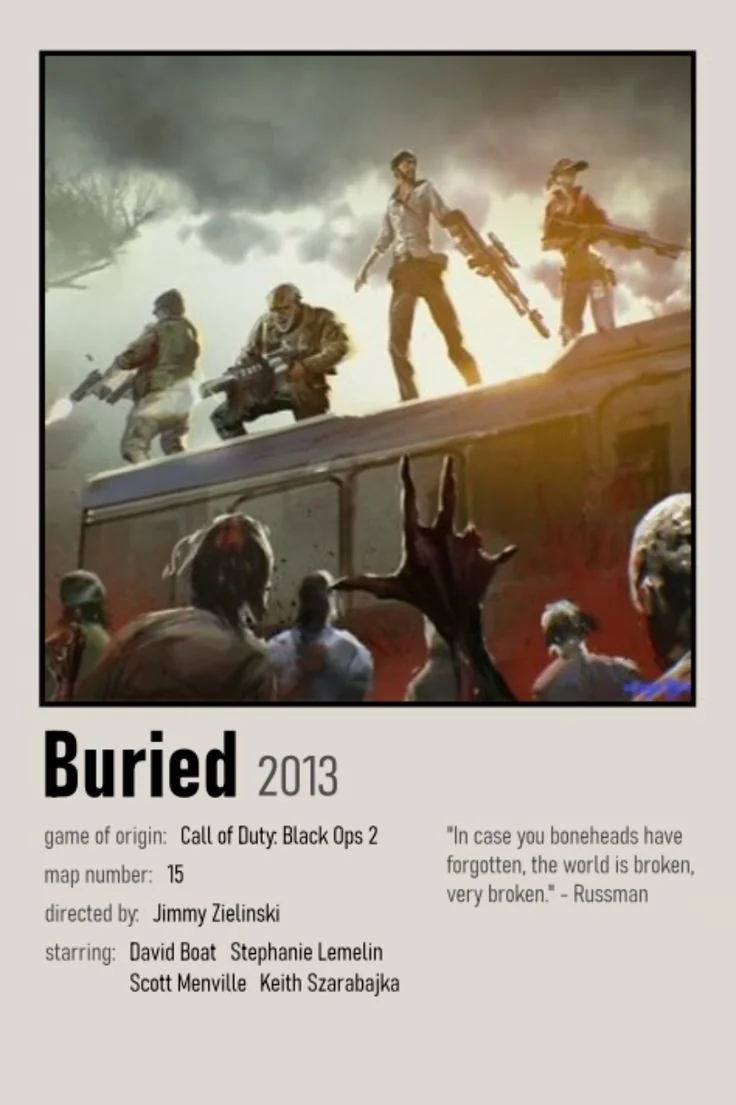 Mapa Buried