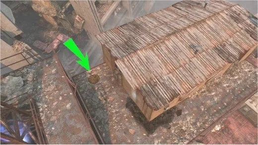 Flecha verde señalando el Símbolo del Suelo de la Torre